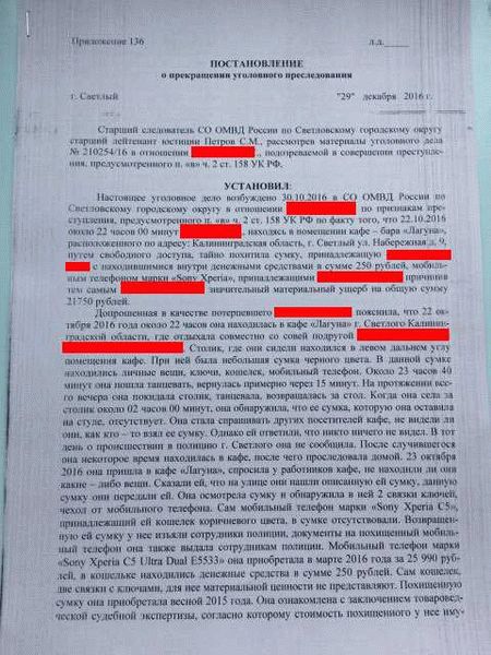Поиск информации о уголовных делах в РФ