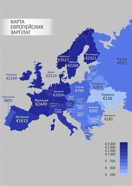 МРОТ в разных странах: уровень зарплат