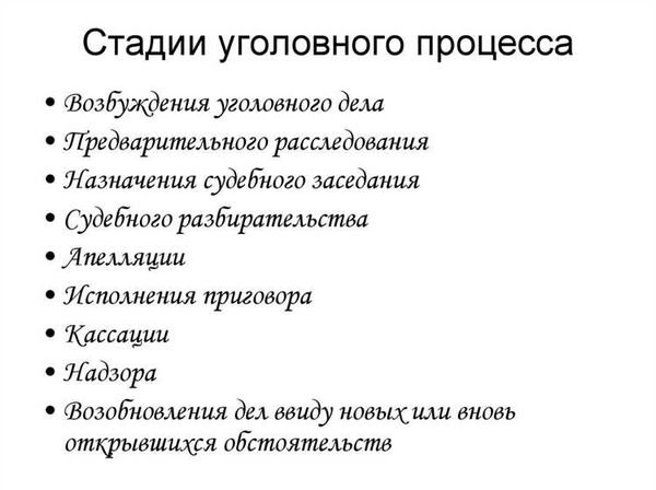 Судебное следствие: основные этапы разбирательства